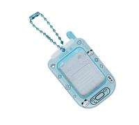 HINAYOSAN Porte-cartes miniature avec motifs de dessins animés - Protection rigide robuste pour cartes de crédit - Pour un usage quotidien - Protection compacte pour cartes de crédit, bleu, Taille