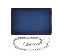 HINAYOSAN Porte-cartes multi-fentes à trois volets avec blocage RFID, portefeuille de poche, organiseur de crédit, banque, crédit, sac à main étanche à trois volets pour homme et femme, bleu, Beauté