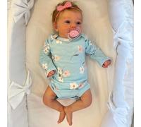 HINAYOSAN Poupées réalistes Reborns pour nouveau-nés en vinyle complet Thérapies corporelles anatomiquement correctes Cadeaux pour bébés de la vie réelle