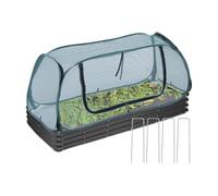 HINAYOSAN Protection de plantes à installation rapide avec maille renforcée et ancrages isolés pour une couverture de sécurité de jardin toute l'année avec ceinture de rangement