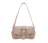 HINAYOSAN Sac à bandoulière à rivets tendance, sacs à main en cuir avec sangle réglable, petit sac Hobos pour femme, Ow, One Size