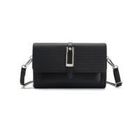 HINAYOSAN Sac à bandoulière de couleur contrastée pour femme en cuir PU Messenger Girl décontracté bandoulière téléphone pour faire du shopping femmes en cuir PU bandoulière couleur contrastée, Noir