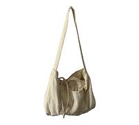 HINAYOSAN Sac à bandoulière décontracté en toile, polyvalent, pour le shopping, pour femmes, filles, voyage, grande capacité, 2023, blanc, One Size