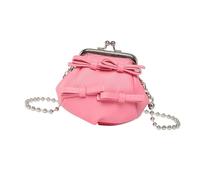 HINAYOSAN Sac à bandoulière élégant en cuir synthétique pour femmes et filles, sac à bandoulière avec chaîne confortable, sac à bandoulière avec chaîne confortable, rouge à lèvres, b, One Size