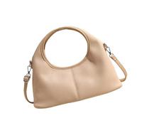 HINAYOSAN Sac à bandoulière en cuir avec fermeture éclair pour femme avec bretelles amovibles tendance, Qw, One Size