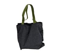 HINAYOSAN Sac à bandoulière polyvalent avec motif en toile, sac à main, sacs de courses, un must have pour les femmes, noir/rayures, One Size