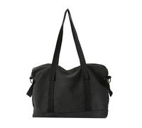 HINAYOSAN Sac à bandoulière polyvalent de grande capacité pour fille et femme, sac d'école tendance, sac à bandoulière portable, Noir , One Size
