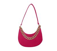 HINAYOSAN Sac à bandoulière pour femme avec motif chaîne tendance en feutre, F, One Size