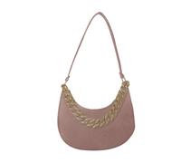 HINAYOSAN Sac à bandoulière pour femme avec motif chaîne tendance en feutre, kaki, One Size