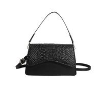 HINAYOSAN Sac à bandoulière pour femme - Sac à main à bandoulière sous les bras - Couleur unie - Sac à main tendance pour fille - Pour l'école - Petit avec fermeture éclair - Sac de travail