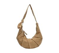 HINAYOSAN Sac à bandoulière tendance pour femme avec motif raviolis et aisselles - Grande capacité - Pour le quotidien - Grande capacité - Pour voyage, marron, One Size