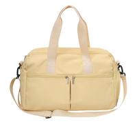 HINAYOSAN Sac à bandoulière unisexe compact de voyage avec sangle réglable, grande capacité, sac à bandoulière de sport pour salle de sport et yoga, sac à bandoulière résistant à l'eau, jaune, One