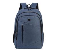 HINAYOSAN Sac à dos de grande capacité pour ordinateur portable de 43,2 cm, sac d'école de voyage en tissu Oxford, sac d'affaires pour homme quotidien, sac d'école en tissu Oxford, bleu