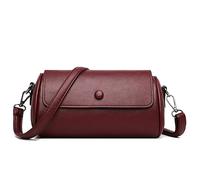 HINAYOSAN Sac à main rétro en polyuréthane avec fermeture éclair pour femmes et filles, sacs à bandoulière vintage pour l'école, b, One Size