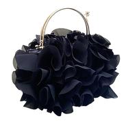 HINAYOSAN Sac de soirée 2023 à motif floral pour femmes et filles, sac à bandoulière tendance, décontracté, sac à main à fleurs, sac à main mignon tendance décontracté, Noir , One Size