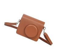 HINAYOSAN Sac de transport imperméable et léger pour appareil photo MS300 Impression avec sangle réglable en cuir Sac de transport Adventure Protector, marron