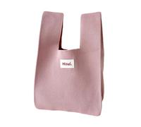 HINAYOSAN Sac fourre-tout en crochet de couleur unie tricoté, polyvalent, sac à main, téléphone pour fille et femme, grande capacité, tricot tendance, a, One Size