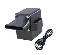 HINAYOSAN Souffleur d'air pour barbecue USB C 5 V - Portable - Vitesse réglable - Ventilateur de barbecue électrique - Pour cuisine, camping, randonnée, pique-nique - Accessoires