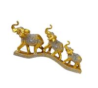 HINAYOSAN Statue d'éléphant porte-bonheur Feng Shui - Décoration d'intérieur pour le salon - Figurine de collection - Décoration d'intérieur