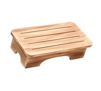 HINAYOSAN Tabouret repose-pieds en bois massif, mobilité facile, se mélange parfaitement avec les intérieurs de la maison, marchepied pratique pour un usage quotidien, marchepied pour adultes