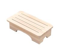 HINAYOSAN Tabouret repose-pieds en bois massif, mobilité facile, se mélange parfaitement avec les intérieurs de la maison, marchepied pratique pour un usage quotidien, marchepied pour adultes