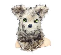 HINAYOSAN Tête de loup en peluche - Masque fantaisie en latex pour Halloween