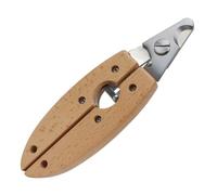 HINAYOSAN Tondeuse à griffes pour animaux de compagnie avec tête ronde de protection, manche en bois, outil de toilettage pour chiens et chats pour des tâches de coupe efficaces des ongles, manche en