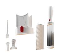 HINAYOSAN Trancheuse et couperet à viande en acier inoxydable à épaisseur réglable pour trancher et déchiqueter pour une utilisation efficace en cuisine barbecue trancheuse à viande