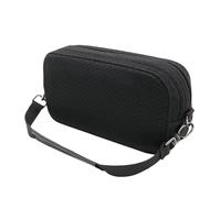 HINAYOSAN Transporteurs de systèmes sonores portables renforcés dans les coins, respirant, petit rangement, étanche, housse extérieure amovible, Sans bretelles