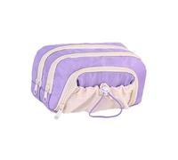 HINAYOSAN Trousse à crayons avec cordon de serrage de grande capacité, sac de rangement pour étude, organiseurs essentiels pour étudiants, grande capacité, accès facile, violet