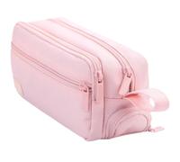 HINAYOSAN Trousse à crayons portable esthétique multicouche pour fournitures scolaires pour gommes, règles, marqueurs, boîte à stylos, pochette multicouche, étui de maquillage, a