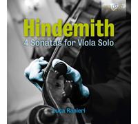 Hindemith: 4 Sonatas for Viola Solo by Paul Hindemith [CD] NEUF