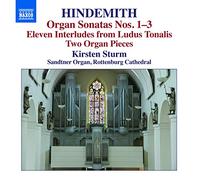 Hindemith, P. - Sons 1-3 & Other Works for Organ [Import]