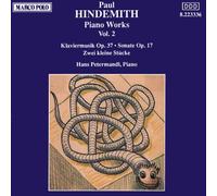 Paul Hindemith – Oeuvres pour piano Vol. 2 – Petermandl, piano – Import