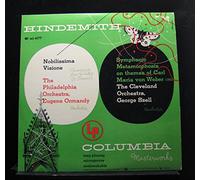Hindemith, The Philadelphia Orchestra, Eugene Ormandy / The Cleveland Orchestra, George Szell - Nobilissima Visione / Symphonic Metamorphosis On Themes Of Carl Maria Von Weber (1943) - Lp Vinyl Record