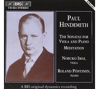 Hindemith : The sonatas for viola and piano, meditation