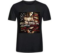 Hinder All American Nightmare Men's T Shirt Summer Fashion Crew Neck Tees Cotton Short Sleeve Tops Black XL Unisex 100% Cotton Short-Sleeve T-Shirts Black XXL