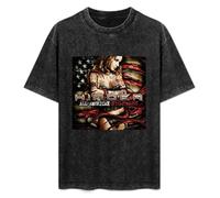 Hinder All American Nightmare Unisex T-Shirt Printed Tee Graphic Top Men Black Shirt S