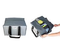 Hindermann 93296629292 Sac de transport pour cassette de toilette C400 23 x 23 x 63 cm, gris clair