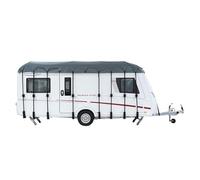 HINDERMANN Bâche de Toit Wintertime pour Caravane, en polypropylène, 900 x 300 cm, Gris, avec 14 Sangles inférieures