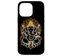 Hindou Ganesh Puja Éléphant Dieu Inde Méditation Yoga Murti Coque pour iPhone 14 Pro Max