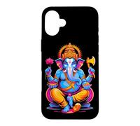 Hindou Ganesh Puja Éléphant Dieu Inde Méditation Yoga Murti Coque pour iPhone 16 Plus