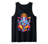 Hindou Ganesh Puja Éléphant Dieu Inde Méditation Yoga Murti Débardeur