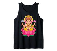 Hindou Ganesh Puja Éléphant Dieu Inde Méditation Yoga Murti Débardeur