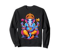 Hindou Ganesh Puja Éléphant Dieu Inde Méditation Yoga Murti Sweatshirt