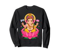 Hindou Ganesh Puja Éléphant Dieu Inde Méditation Yoga Murti Sweatshirt