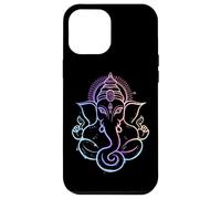 Hindou Ganesh Puja Elephant God India Méditation Yoga Murti Coque pour iPhone 12 Pro Max