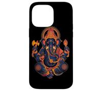 Hindou Ganesh Puja Elephant God India Méditation Yoga Murti Coque pour iPhone 14 Pro Max