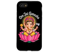 Hindou Ganesh Puja Elephant God India Méditation Yoga Murti Coque pour iPhone SE (2020) / 7/8