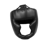hindraem Casque de Boxe - Équipement d'entraînement - de tête Robuste et Respirante - Idéal pour Le Kickboxing et pour Tous Les Arts Martiaux - Casque, Noir, Adulte
